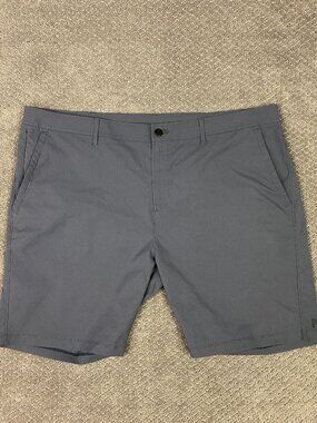 Public Rec Shorts Mens 44 Gray 6" Dealmaker Workday Chino Flat Front